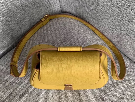 Bottega Veneta Rounded Belt Bag in Palmellato Butterscotch