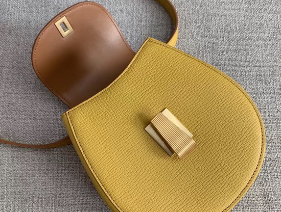 Bottega Veneta Rounded Belt Bag in Palmellato Butterscotch