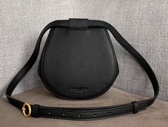 Bottega Veneta Rounded Belt Bag in Palmellato Nero Wood