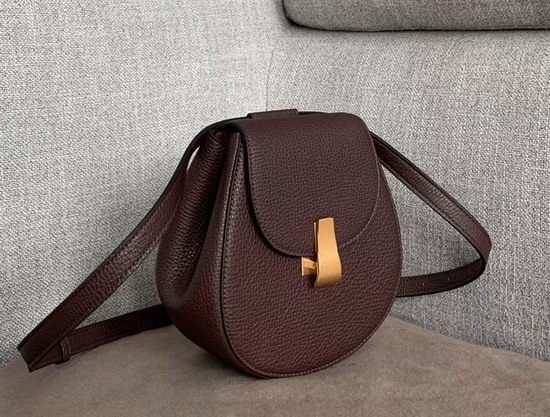 Bottega Veneta Rounded Belt Bag in Palmellato Oxblood Wood