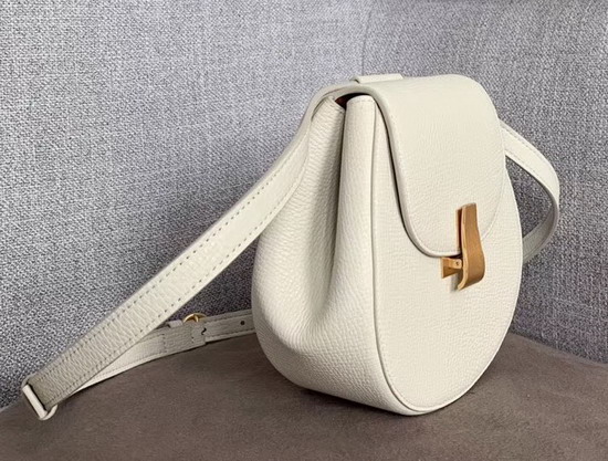 Bottega Veneta Rounded Belt Bag in Palmellato White