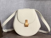 Bottega Veneta Rounded Belt Bag in Palmellato White