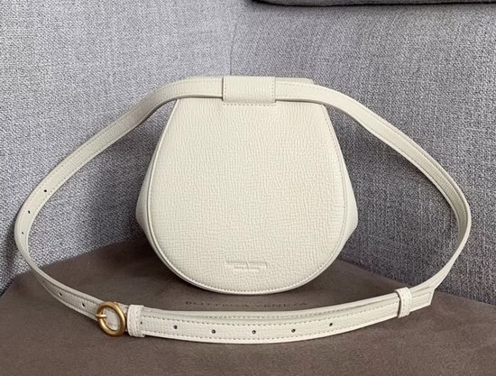 Bottega Veneta Rounded Belt Bag in Palmellato White