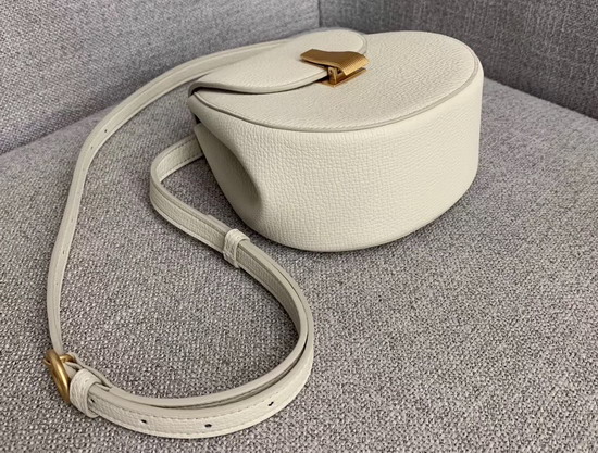 Bottega Veneta Rounded Belt Bag in Palmellato White