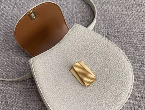 Bottega Veneta Rounded Belt Bag in Palmellato White