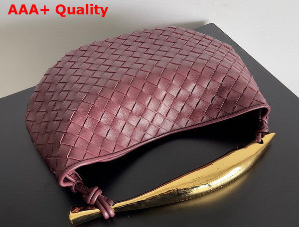 Bottega Veneta Sardine Bag in Barolo Intrecciato Leather Replica