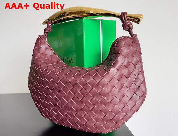 Bottega Veneta Sardine Bag in Barolo Intrecciato Leather Replica