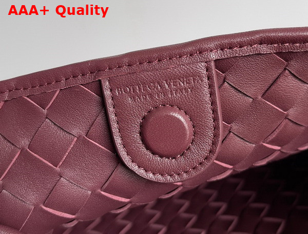 Bottega Veneta Sardine Bag in Barolo Intrecciato Leather Replica