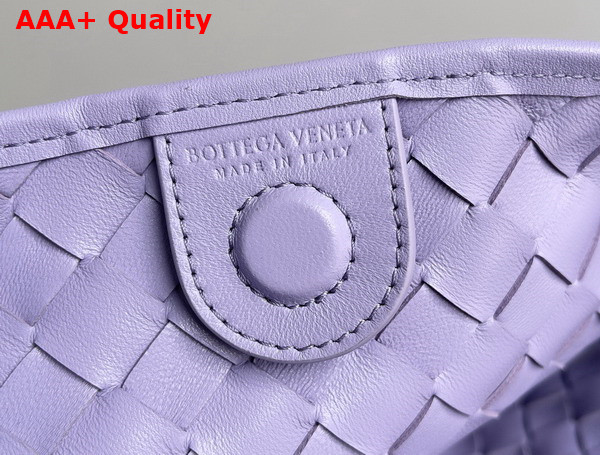 Bottega Veneta Sardine Bag in Lilac Intrecciato Leather Replica