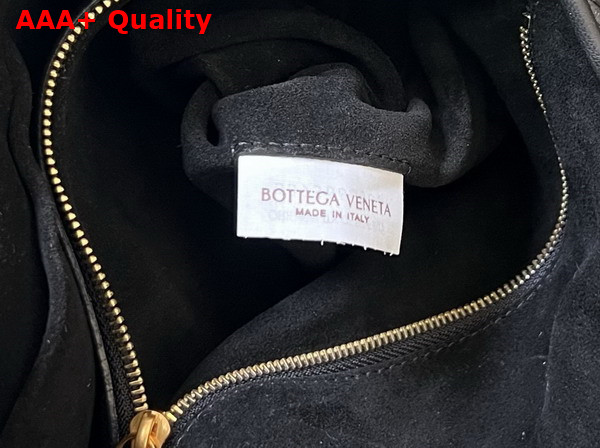 Bottega Veneta Sardine Hobo Bag in Black Intrecciato Leather Replica