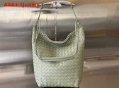 Bottega Veneta Sardine Hobo Bag in Travertine Intrecciato Leather Replica