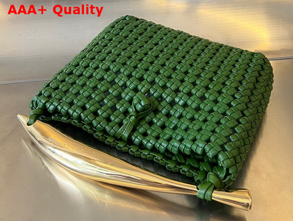 Bottega Veneta Sardine Top Handle Bag in Avocado Lambskin Replica