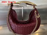 Bottega Veneta Sardine with Chain Barolo Intrecciato Leather Replica