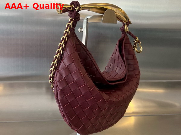 Bottega Veneta Sardine with Chain Barolo Intrecciato Leather Replica