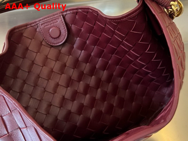 Bottega Veneta Sardine with Chain Barolo Intrecciato Leather Replica