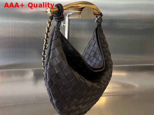 Bottega Veneta Sardine with Chain Fondant Intrecciato Leather Replica