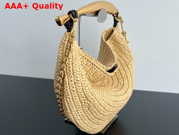 Bottega Veneta Sardine with Chain Natural Raffia Replica