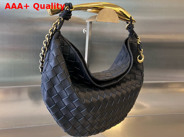 Bottega Veneta Sardine with Chain Space Intrecciato Leather Replica