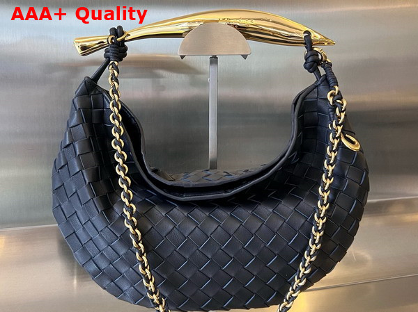 Bottega Veneta Sardine with Chain Space Intrecciato Leather Replica