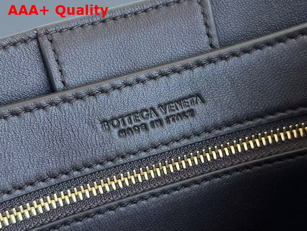 Bottega Veneta Small Andiamo Bag in Python Leather Grey Replica