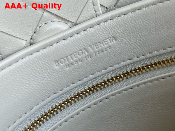 Bottega Veneta Small Andiamo Bag in Sea Salt Intrecciato Leather Replica