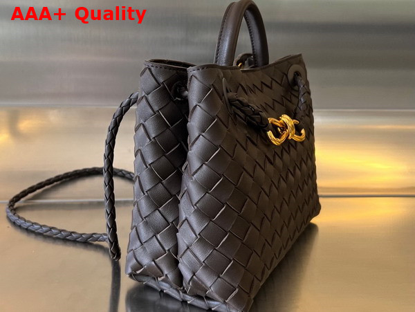 Bottega Veneta Small Andiamo Fondant Intrecciato Leather Replica