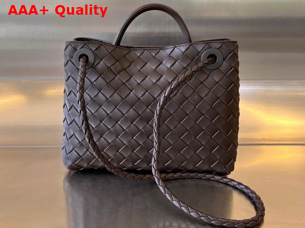 Bottega Veneta Small Andiamo Fondant Intrecciato Leather Replica