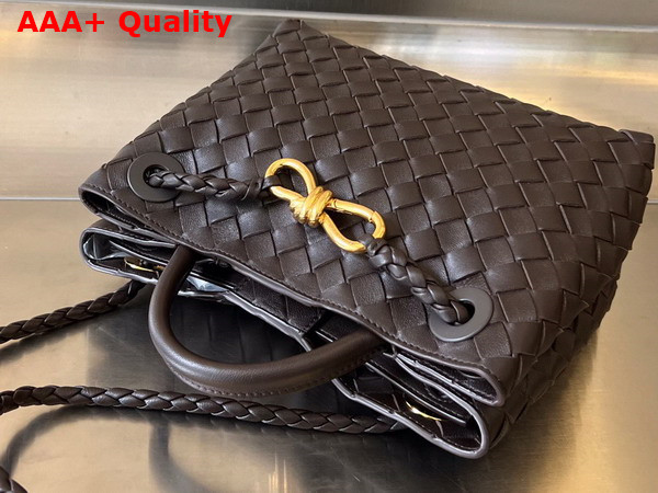 Bottega Veneta Small Andiamo Fondant Intrecciato Leather Replica