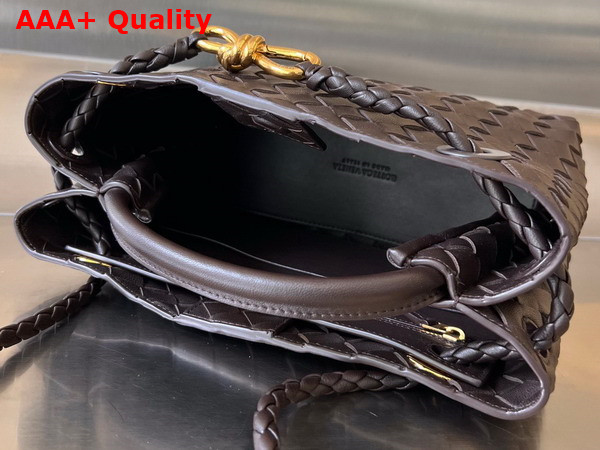 Bottega Veneta Small Andiamo Fondant Intrecciato Leather Replica