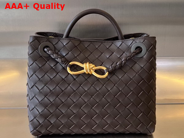 Bottega Veneta Small Andiamo Fondant Intrecciato Leather Replica