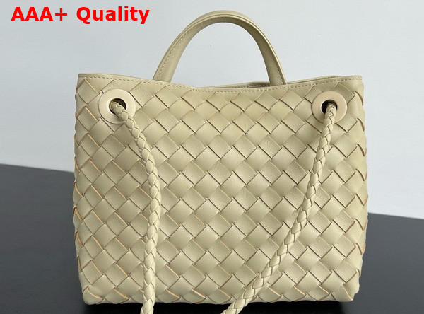 Bottega Veneta Small Andiamo Light Butterscotch Intrecciato Leather Replica