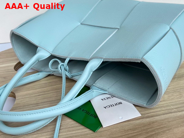 Bottega Veneta Small Arco Tote Bag Pale Blue Calf Skin Replica