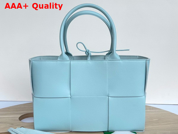 Bottega Veneta Small Arco Tote Bag Pale Blue Calf Skin Replica