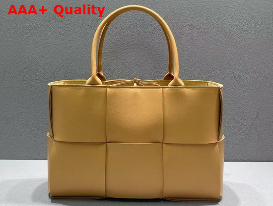 Bottega Veneta Small Arco Tote in Almond Lambskin Replica