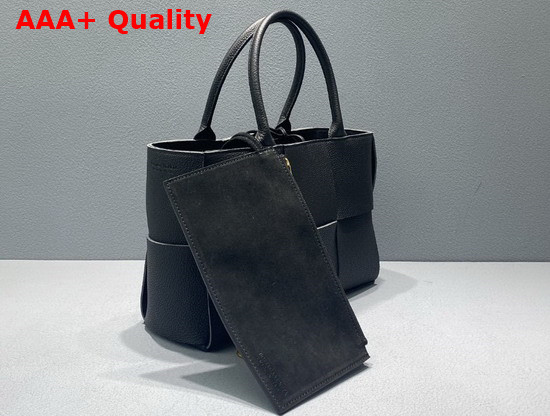 Bottega Veneta Small Arco Tote in Black Calfskin Replica