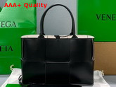 Bottega Veneta Small Arco Tote in Black Lambskin Replica