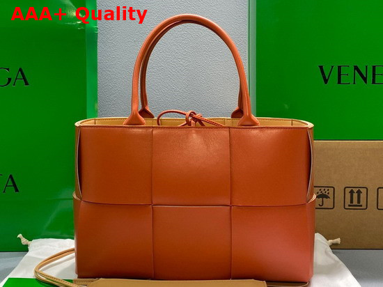 Bottega Veneta Small Arco Tote in Maple Lambskin Replica