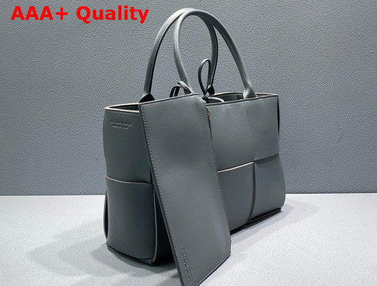 Bottega Veneta Small Arco Tote in Steel Lambskin Replica