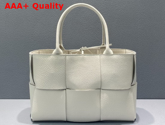 Bottega Veneta Small Arco Tote in White Calfskin Replica