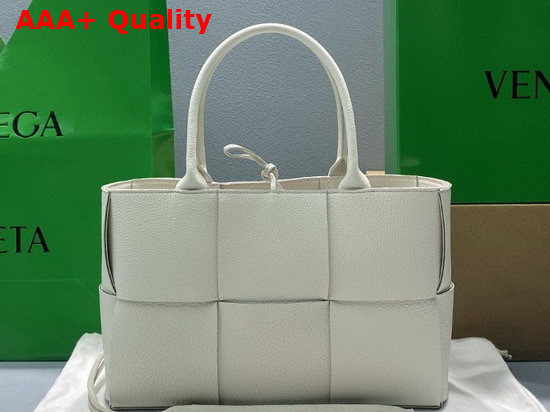 Bottega Veneta Small Arco Tote in White Calfskin Replica