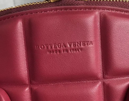 Bottega Veneta Small BV Swoop in Amaranto Paper Calfskin