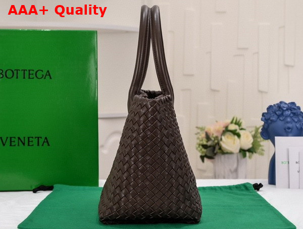 Bottega Veneta Small Cabat in Fondant Intreccio Leather Replica