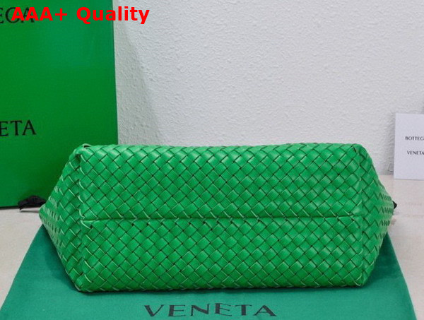 Bottega Veneta Small Cabat in Parakeet Intreccio Leather Replica