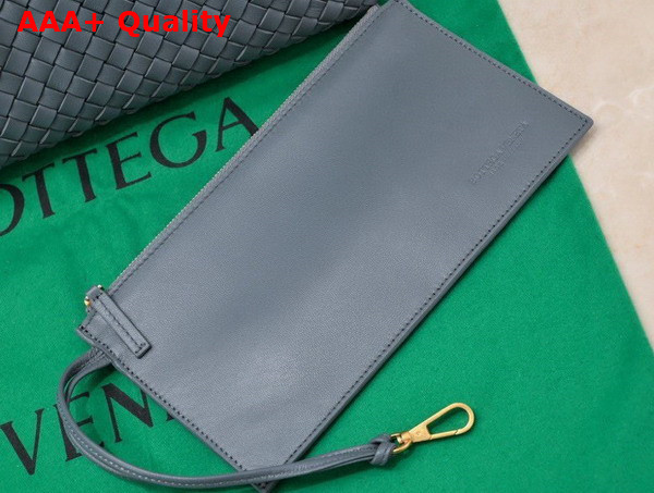 Bottega Veneta Small Cabat in Thunder Intreccio Leather Replica