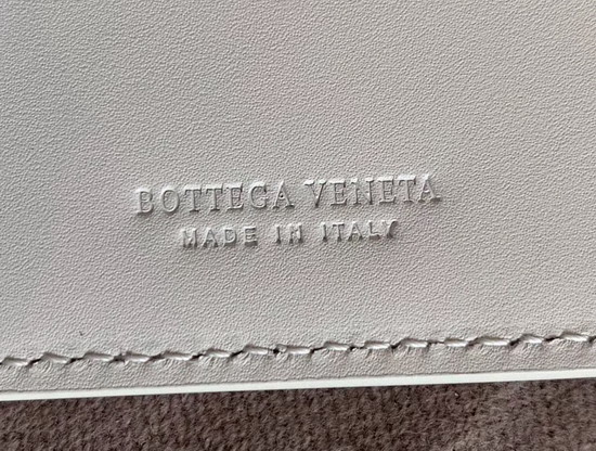 Bottega Veneta Small Card Case in Mist Nappa Lambskin