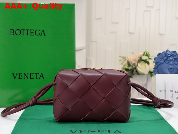 Bottega Veneta Small Cassette Camera Bag in Barolo Soft Lambskin Leather Replica