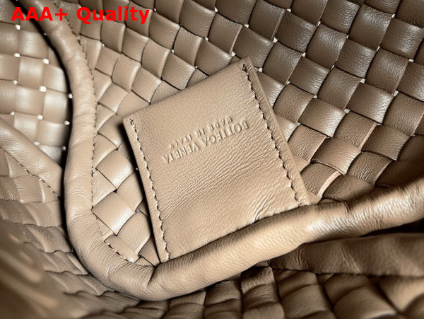 Bottega Veneta Small Cobble Shoulder Bag in Chocolate Soft Padded Intreccio Leather Replica