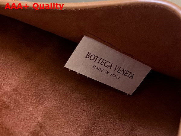 Bottega Veneta Small Drop Bag Wood Intrecciato Leather Replica