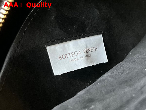 Bottega Veneta Small Drop Black Intrecciato Leather Replica