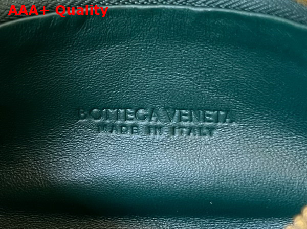 Bottega Veneta Small Gemelli Bag in Green Intrecciato Leather Replica